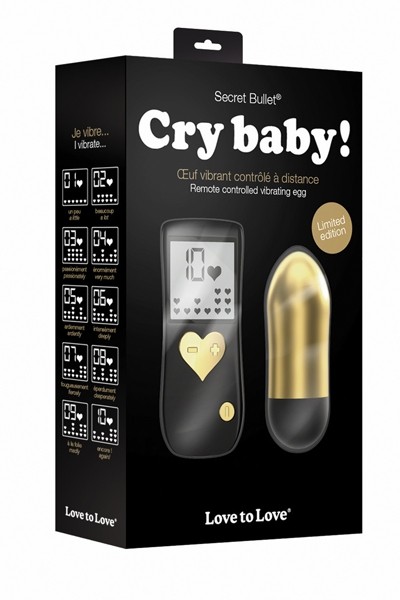 Oeuf vibrant Cry Baby Gold