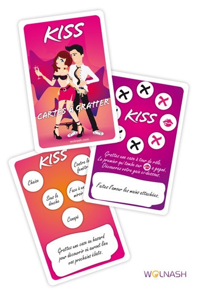 Cartes à gratter Kiss