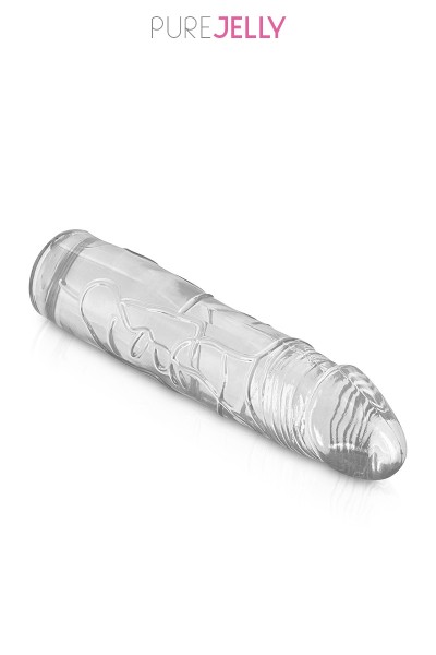 Godemichet droit cristal 17,2 cm - Pure Jelly
