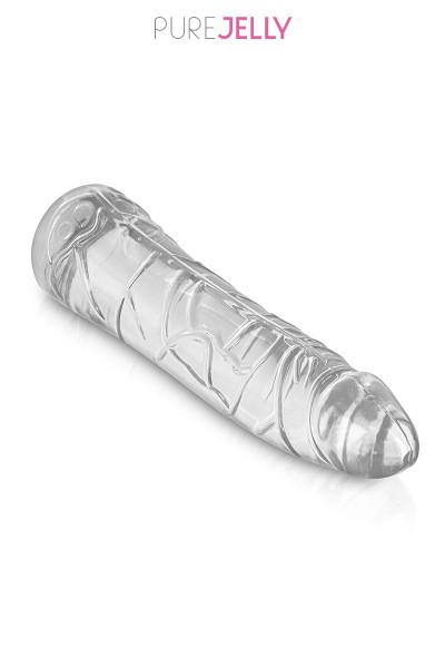 Gode courbe cristal 18,5 cm - Pure Jelly