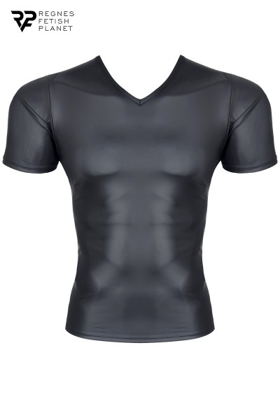 T-shirt wetlook noir - Regnes