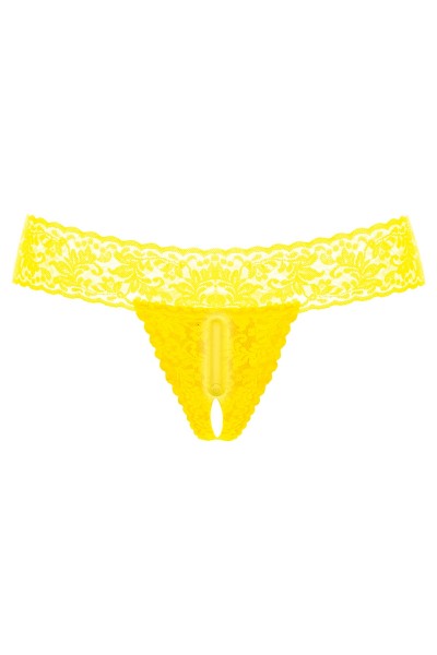 Culotte vibrante télécommandée Secret Panty 2 jaune fluo
