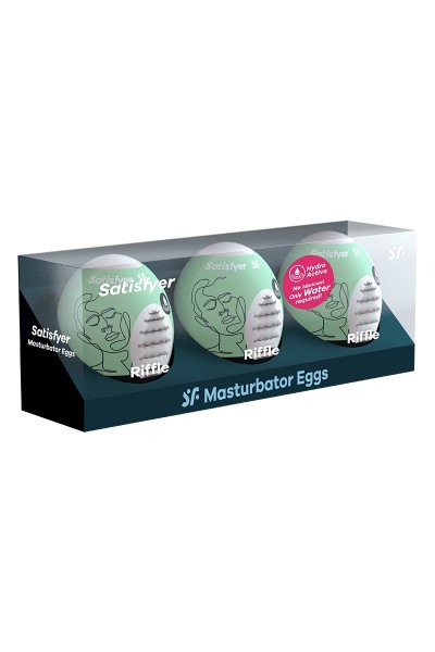 3 Masturbateurs Eggs Riffle - Satisfyer